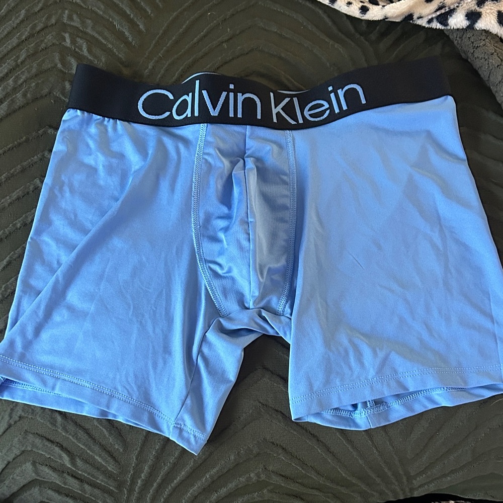 Calvin Klein Light Blue Boxer Briefs Medium